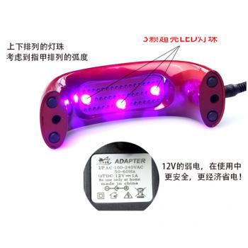 Pengering Kutek Kuku Mini 3LED Nail Lamp Pangering Kutek Gel Mesin Manicure Mini Led MW