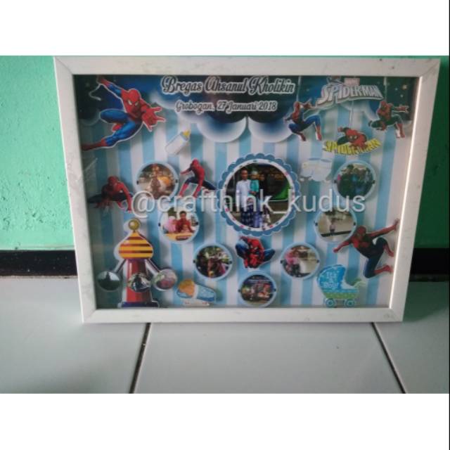 Scrapframe 3D foto anak ukuran 12R