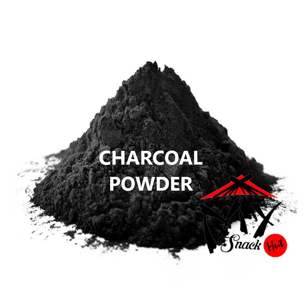 Jual CHARCOAL POWDER 50GR - EDIBLE CHARCOAL POWDER - BUBUK ARANG HITAM ...