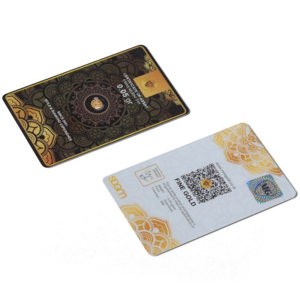 MINIGOLD 0.05 GRAM EMAS MINI 24K MINI GOLD BISA TUKAR ANTAM KWITANSI RESMI