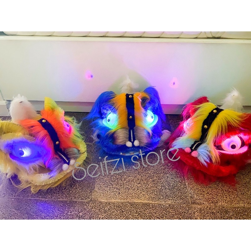 PROMO MAINAN ANAK BARONGSAI RAINBOW MATA NYALA DENGAN TOMBOL VARIASI RAINBOW HARGA GROSIR