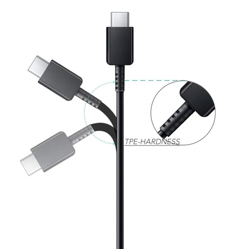 [RO ACC] KABEL DATA SAMSUNG TYPE C NOTE 7 8 S8 PLUS ORIGINAL BLACK PACKING