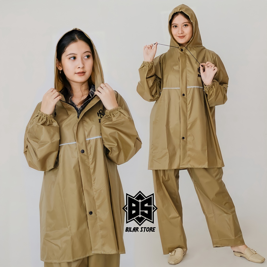 JAS HUJAN HANS original Anti Rembes Bahan Tebal setelan pria wanita