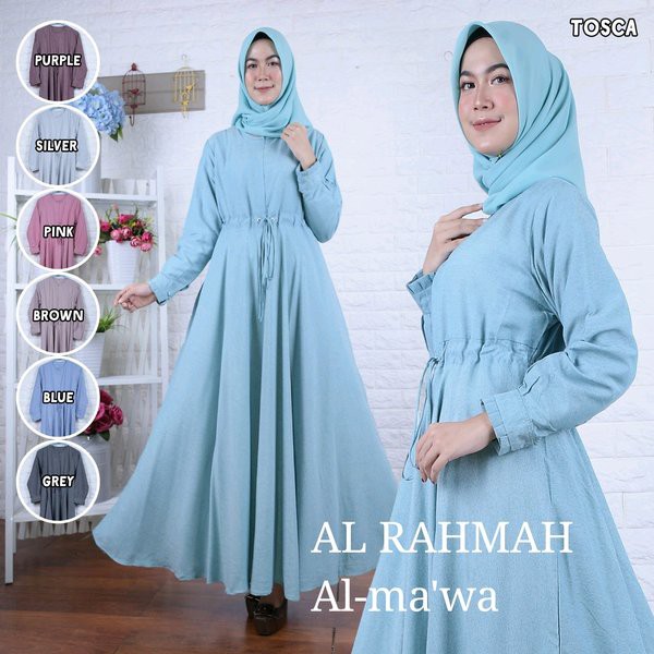 Gamis muslim serat kayu