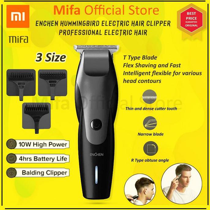 Alat Cukur Rambut Elektrik Hair Clipper Xiaomi Enchen Hummingbird