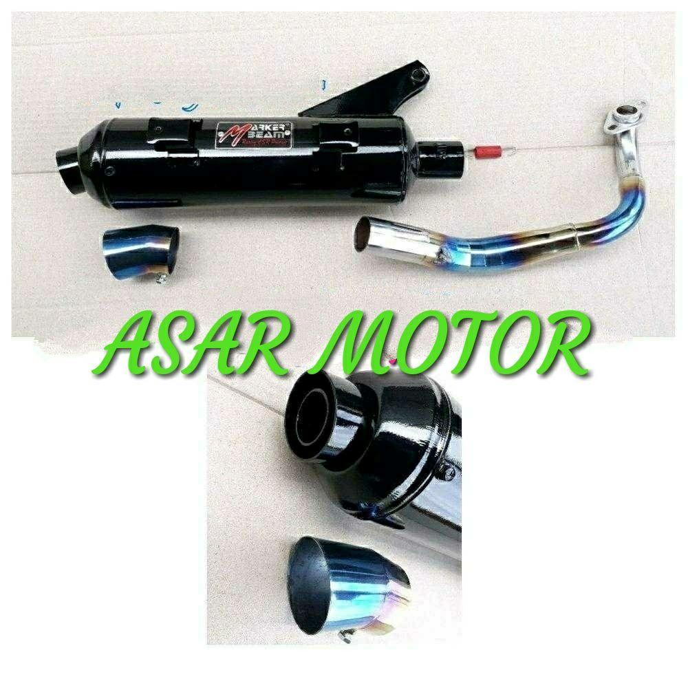 Knalpot Racing Bobokan Scoopy Fi Lama 2013 2016 Model Tsukigi Leheran Pelangi