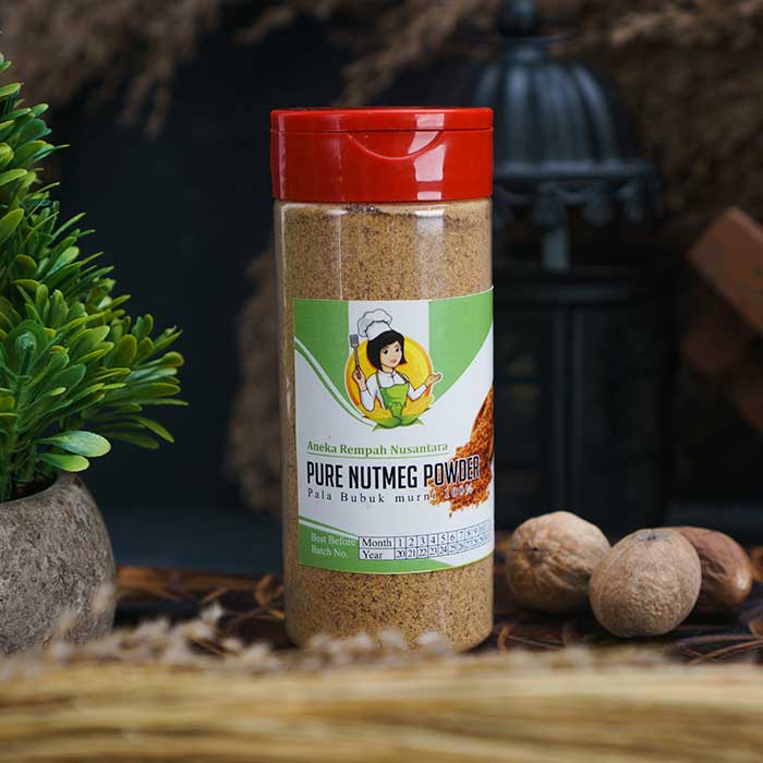 Pala Serbuk Bubuk Murni 100% 50 Gr - Pure Nutmeg Organic Extract Powder