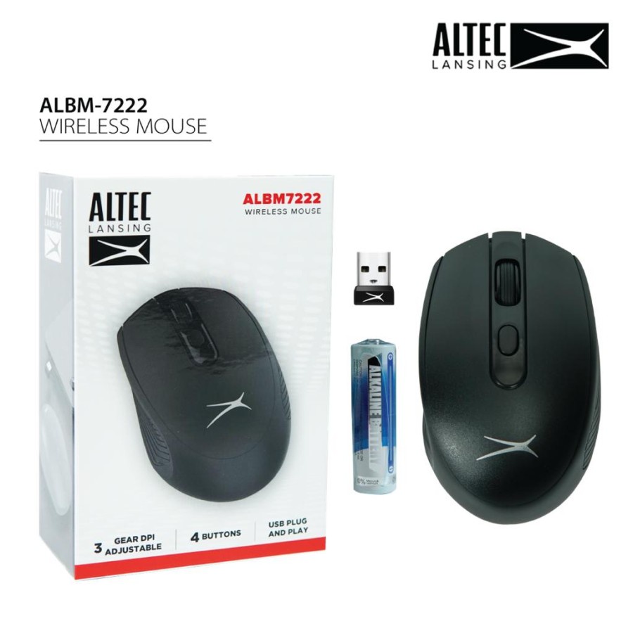 Mouse Wireless Altec Lansing ALBM-7222 | Altec ALBM7222