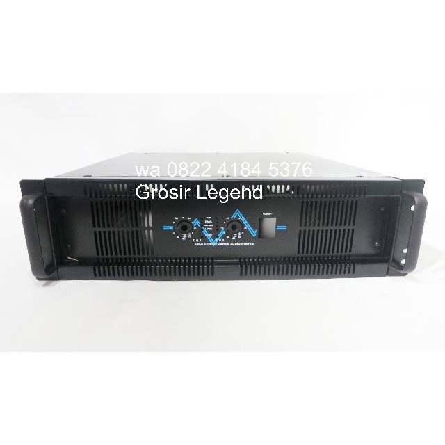 BOX POWER AMPLIFIER KOSONGAN BESI HITAM MODEL QSC 3U