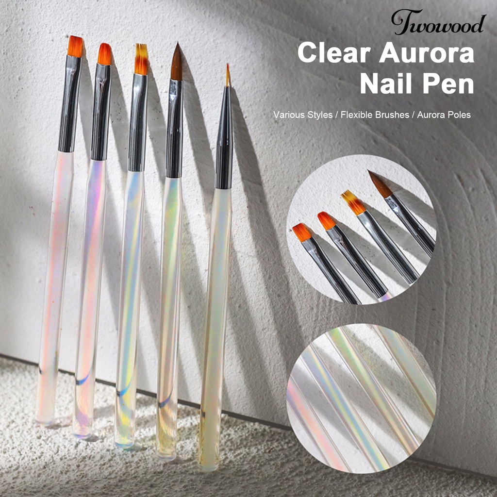 Twowood Pen Liner Aplikasi Nail Art