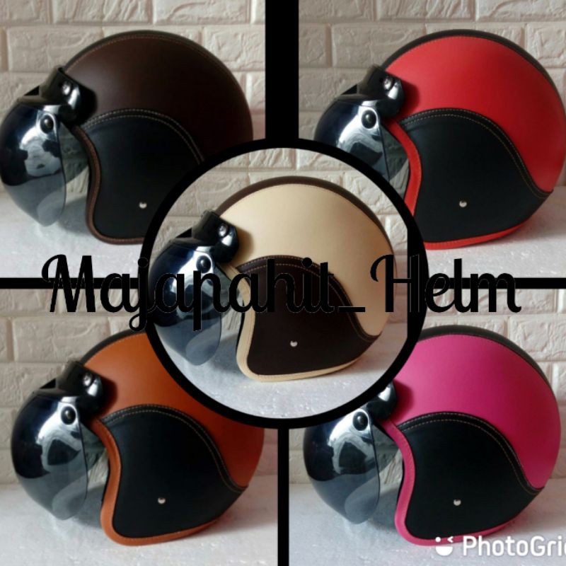 helm bogo cantik full leher