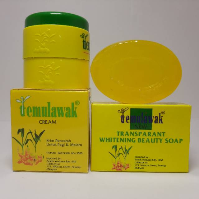 Paket cream temulawak malaysia + sabun oval