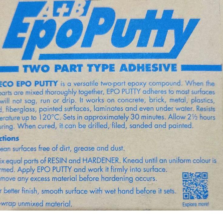 

Special Lem porting epo putty lem alteco eppo puty tahan panas serbaguna epoxy resin ..