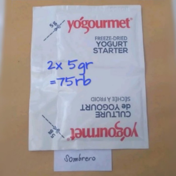 

Dijual Bibit Yoghurt / Dried Yogurt Starter Yogourmet import asli Canada Terbatas