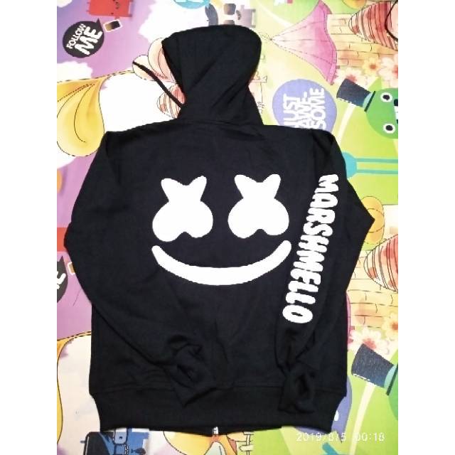 jaket anak marshmello  smile