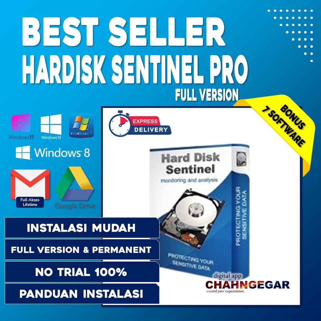 Hard Disk Sentinel Pro 6.10.1 Full Version Lifetime | Software Monitoring Kesehatan Drive HDD / SSD Laptop