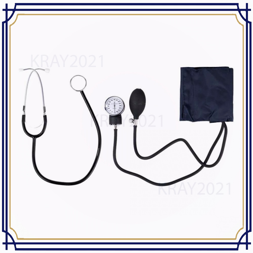 Sphygmomanometer Set Stetoskop &amp; Pengukur Tekanan Darah HT608