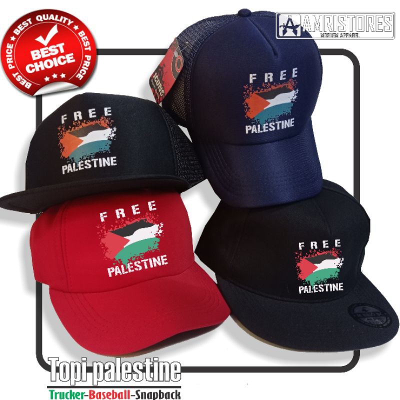Berretto da Baseball Palestine Flag I Stand with Free Palestine