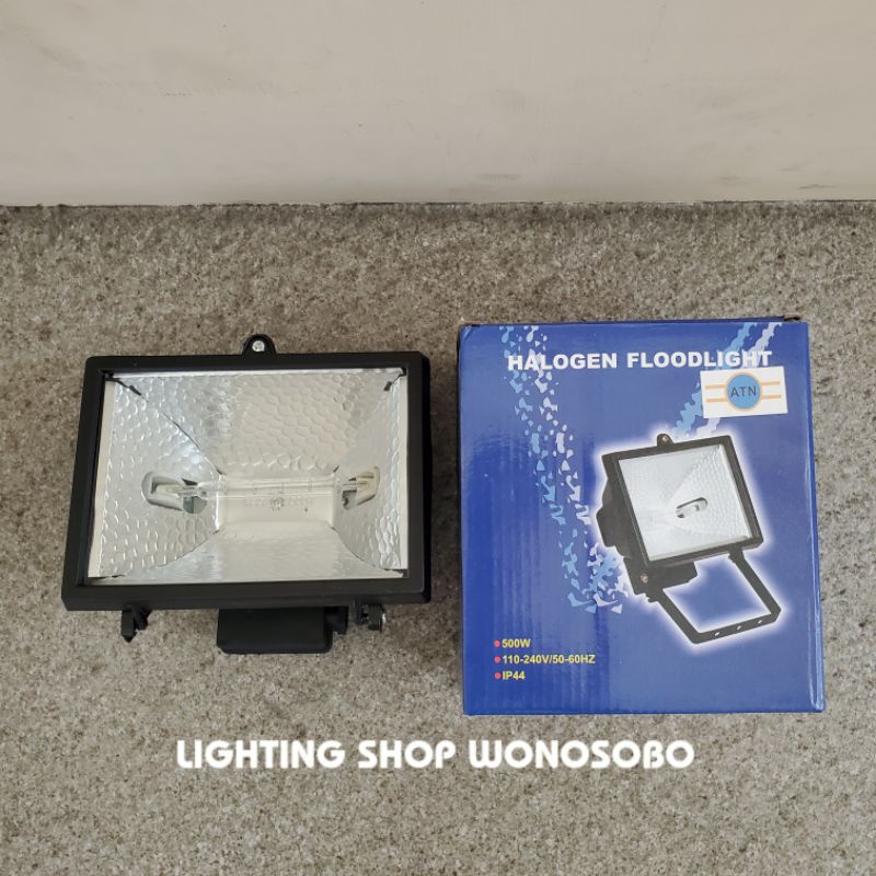 LAMPU SOROT HALOGEN / KAP SOROT HALOGEN FLOODLIGHT 500Watt ATN