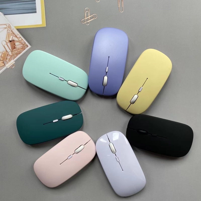 Mouse Dual Mode 2.4Ghz Wireless Bluetooth 2 In 1 Cordless Mouse