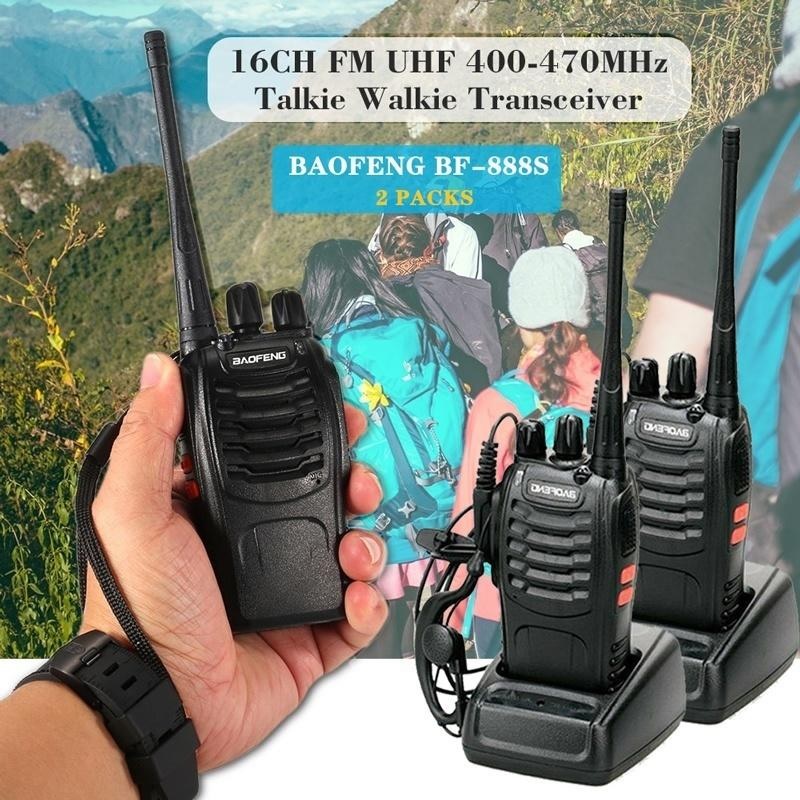 BAOFENG BF-888s - Single UHF Radio Walkie Talkie - Set Isi 2pcs