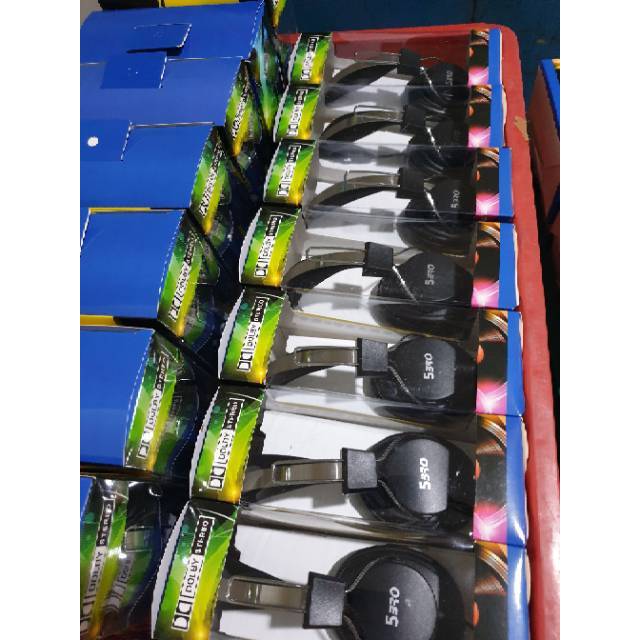 Headshet Bando 5Bro / HK Stereo Headphone Extreme Bass