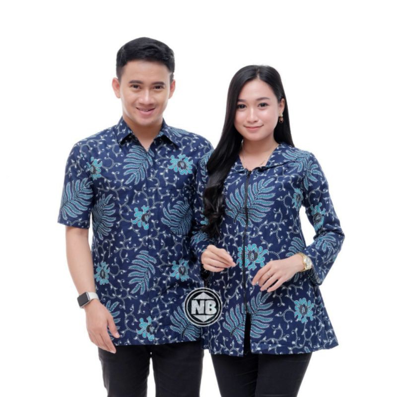 COUPLE BATIK KEMEJA TUNIK || SARIMBIT BATIK PREMIUM