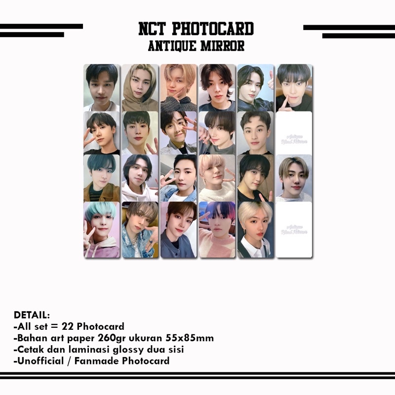 NCT ANTIQUE MIRROR PHOTOCARD