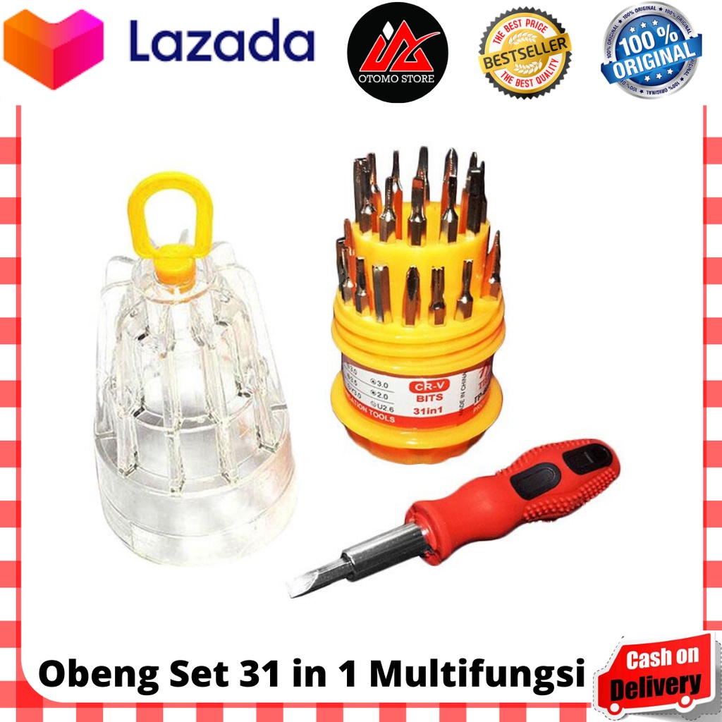 BISA COD  PROMO  OBENG SET TELUR 31 IN 1 HP HANDPHONE MOTOR KECIL FULL SET LENGKAP OBENG HANDPHONE O