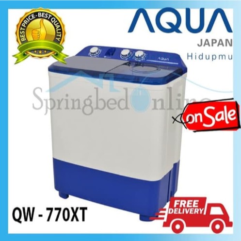 AQUA Mesin Cuci Twin Tube 7 Kg QW-770 XT