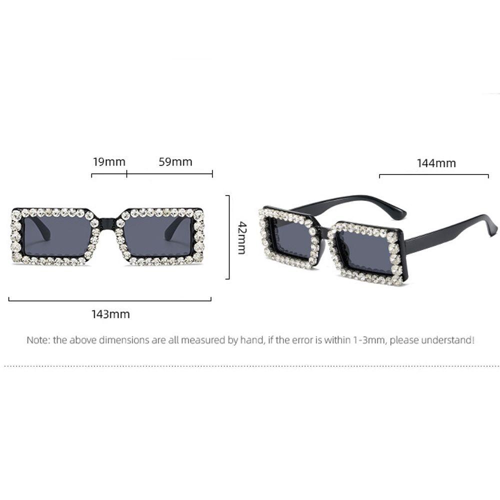 Mxbeauty Kacamata Wanita Fashion Pria Vision Care UV400 Perlindungan Radiasi Rhinestones Frame Eyewear