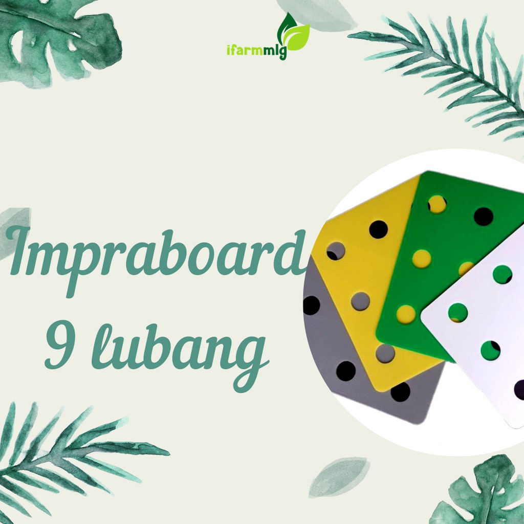 Impraboard 9 Lubang  - Imfraboard Tutup Bak Hidroponik 9 lubang