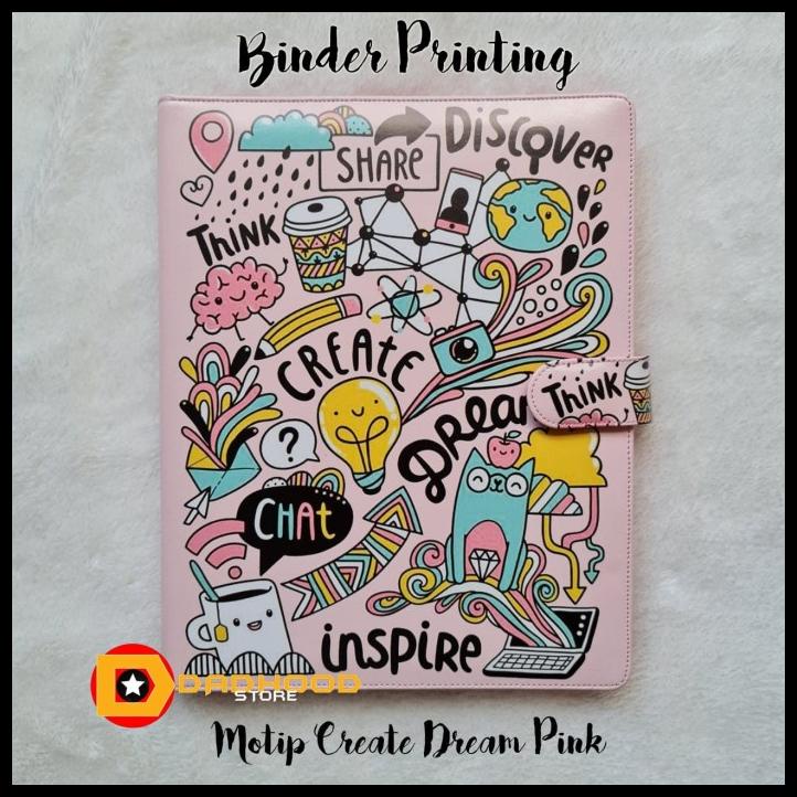 

Binder Printing Motip Create Dream Pink & Blue A5/Ring 20, B5/Ring 26