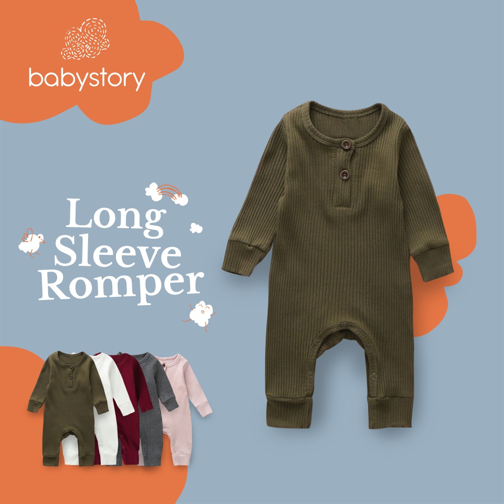 Jumper Bayi Unisex lengan panjang import