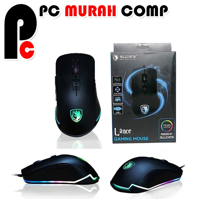 Mouse Gaming SADES Lance RGB