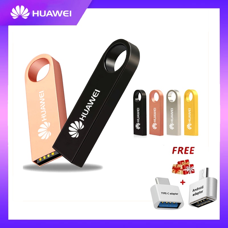 Huawei Flashdisk USB 2.0 4g 8g 16g 32g 64g 128gb 256gb 512gb 1tb 2tb Bahan Metal