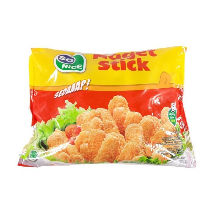 

So Nice Sedaap NUGGET STICK 500gr Naget Ayam Stik SoNice 500 gr AEESHASTORE