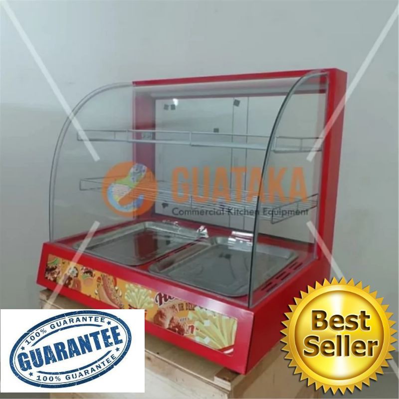 PROMO ETALASE AYAM FRIED CHICKEN DISPLAY TEW2P GUATAKA GTK080001 FOOD WARMER PENGHANGAT