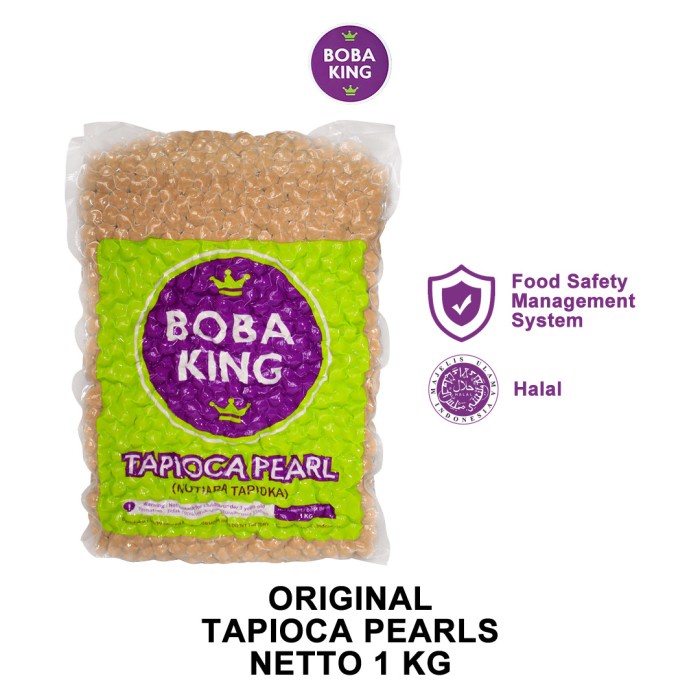 

BOBA KING ORIGINAL TAPIOKA PEARL BUBBLE MURAH MERIAH