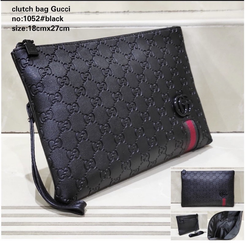 Clutch Gucci premium Quality Tas tangan pria dan wanita handbag import