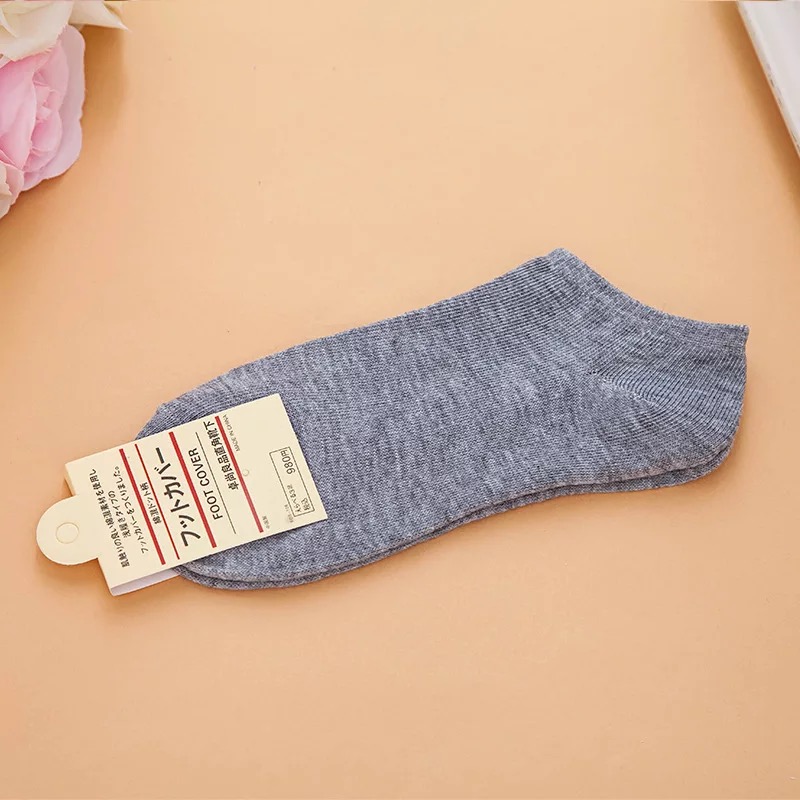 UNITY Kaos Kaki D060 Kaos Kaki Polos Bahan Spandek Kaos Kaki Import Murah-ABU