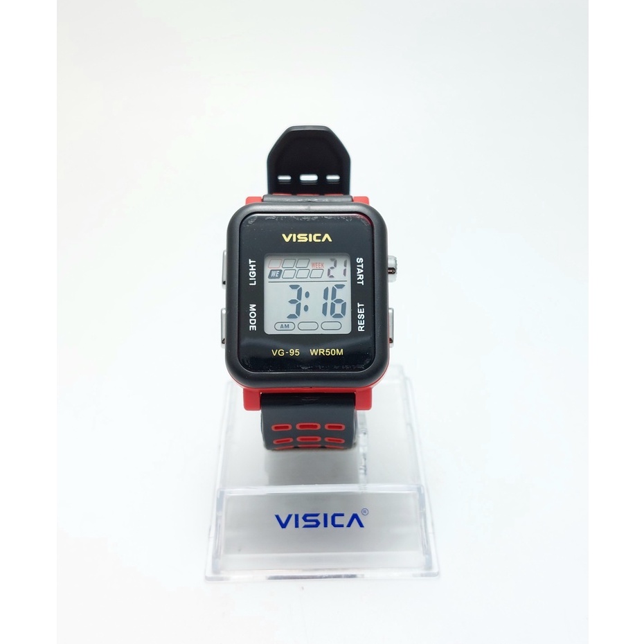 [NEW] JAM TANGAN VISICA DIGITAL RUBBER ANTI AIR PREMIUM QUALITY VG-95