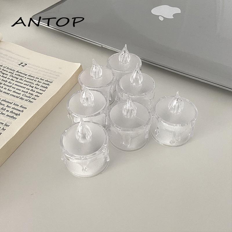 Lampu Lilin Led Mini Candle Portable Lampu Hias Dekorasi Pesta Samping Tempat Tidur Lampu Malam Suasana ANTOP