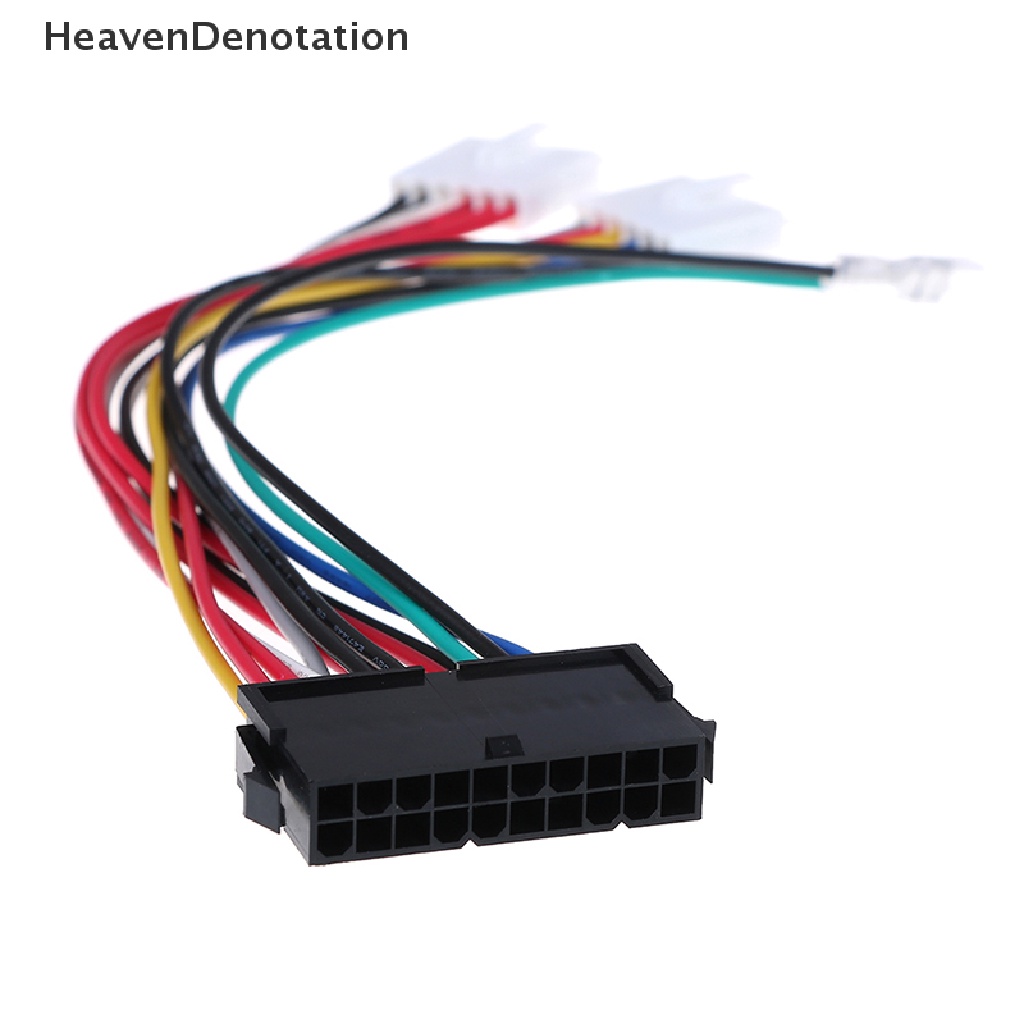 [HeavenDenotation] 20P ATX To 2 Port 6Pin AT PSU Converter Power Cable For Computer 286 386 486 586