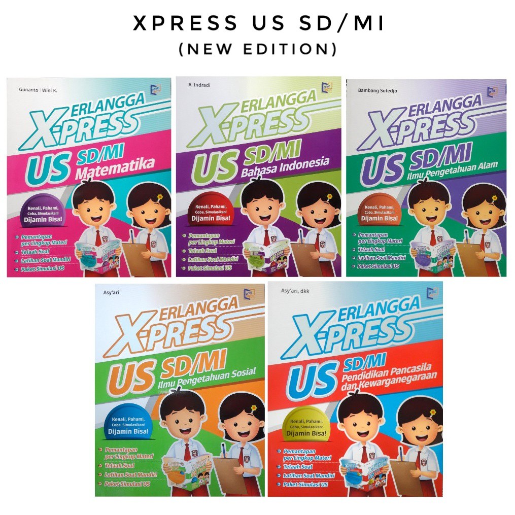 BUKU SOAL ERLANGGA XPRESS US SD / MI - TERBARU