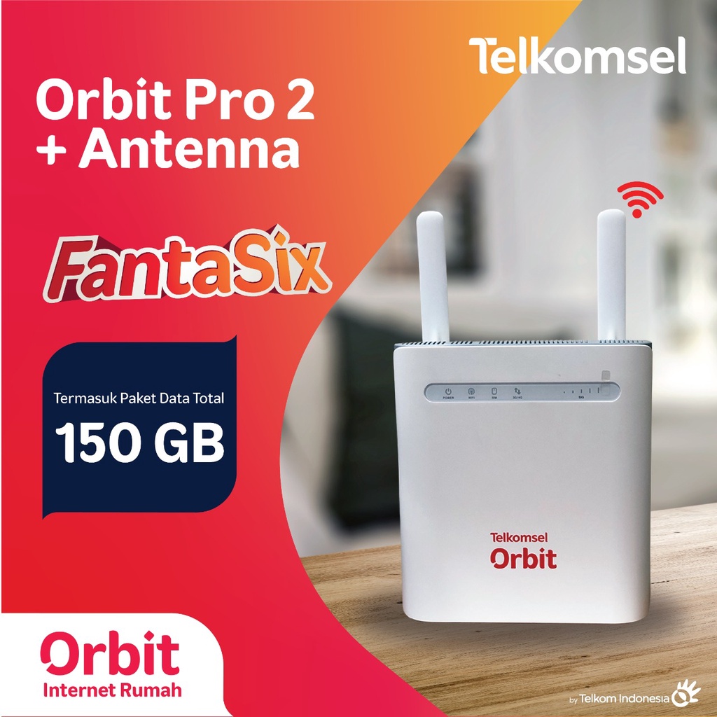 Modem Wifi Telkomsel Orbit PRO 2 + ANTENA
