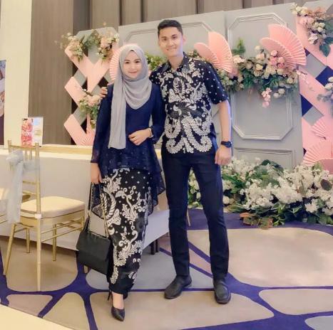 Maura Couple - Sania Ruffle Batik Couple Ori Ndoro Jowi Garansi Termurah Shopee - Kebaya Modern Guri