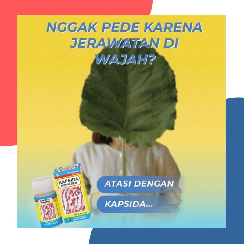 KAPSIDA KEMBANG BULAN  | Obat Jerawat | bersih darah