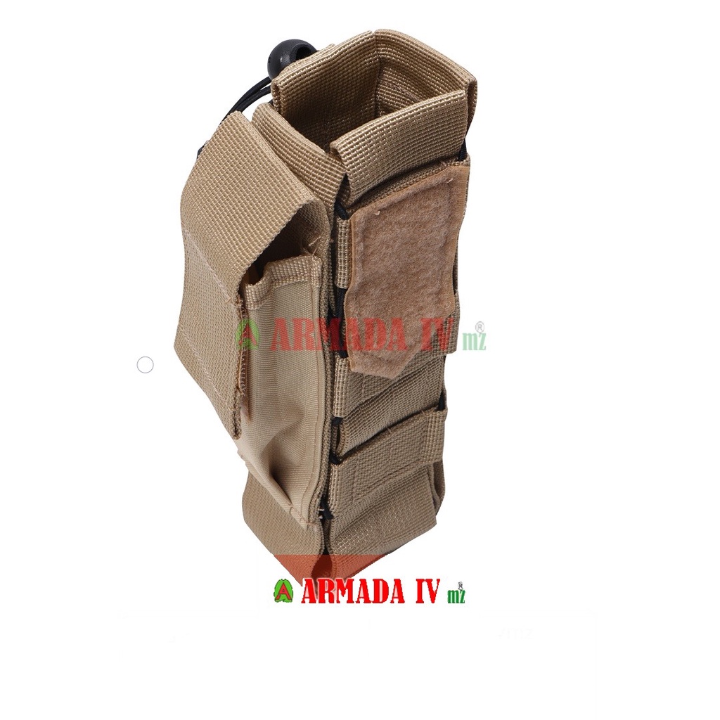 Tempat Sarung Botol Krem 600 ml Pouch Tempat Baret Army