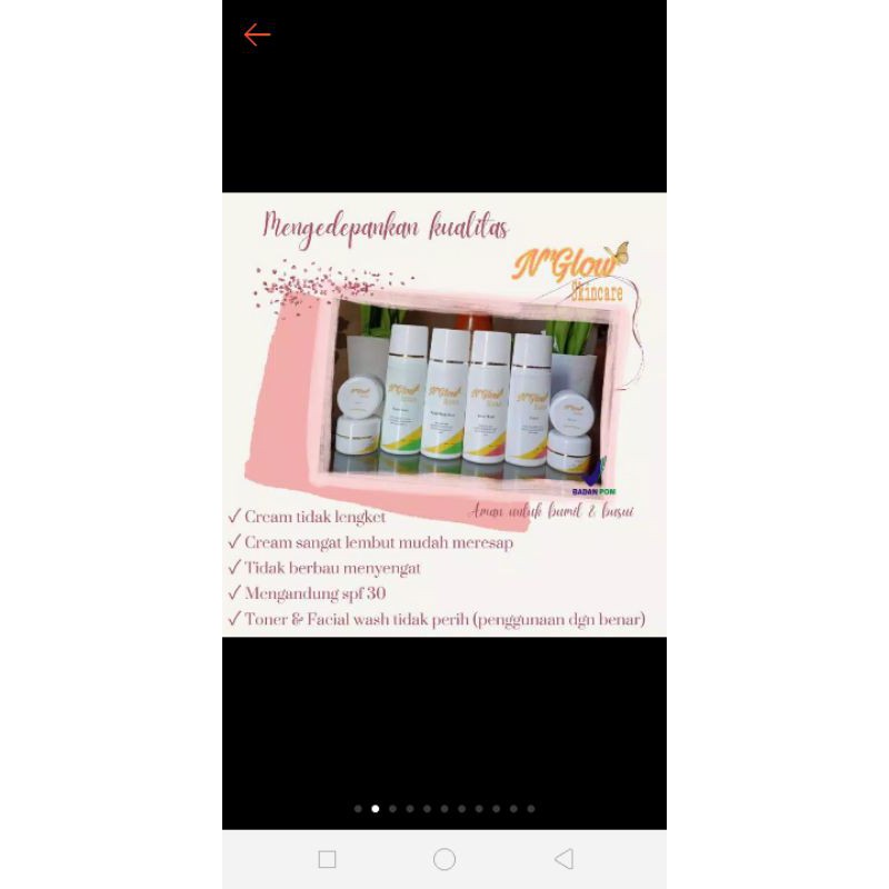 N'GLOW SKINCARE / N GLOW SKINCARE ORI/ SKINCARE BPOM / SKINCARE ORIGINAL